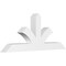 Ekena Millwork Richland Architectural Grade PVC Gable Bracket, 72"W x 30"H x 6"D x 6"F, 10/12 Pitch GBP072X30X0606RIC00 - alternate 1